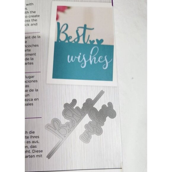 Lot of 2 Gemini Expressions  Crafters Companion Sentiment  Dies New - Picture 8 of 8